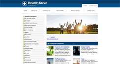 Desktop Screenshot of healthygreat.com
